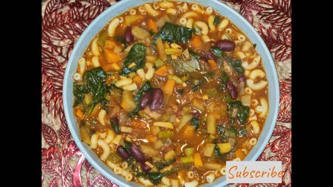 Vegetarian Minestrone Soup #FoodWishes #Soup #Buon-A-Petitti