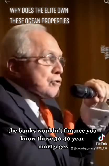 Obama owns a house on the beachfront properties and so does all the elites