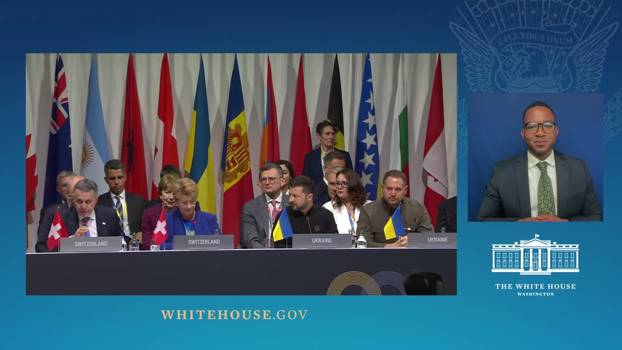 Vice President Harris Delivers Remarks at the Summit on Peace in Ukraine Opening Plenary