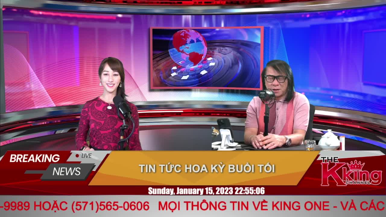 TIN TỨC HOA KỲ BUỔI TỐI - 01/15/2023 - The KING Channel