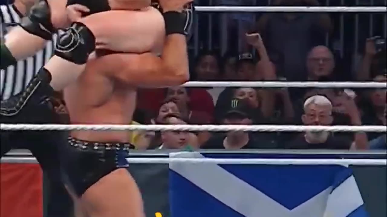 drew McIntyre powerbomb #shorts #wwe #raw