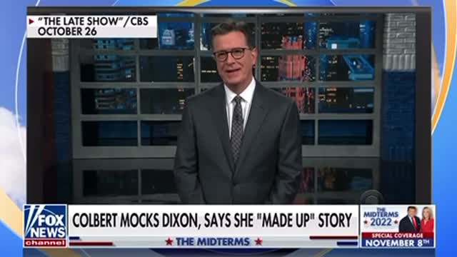 Colbert Mocks Dixon 😂😂😂😂😂
