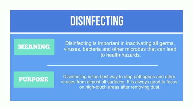 The Difference Between Disinfecting, Sanitizing, And Cleaning