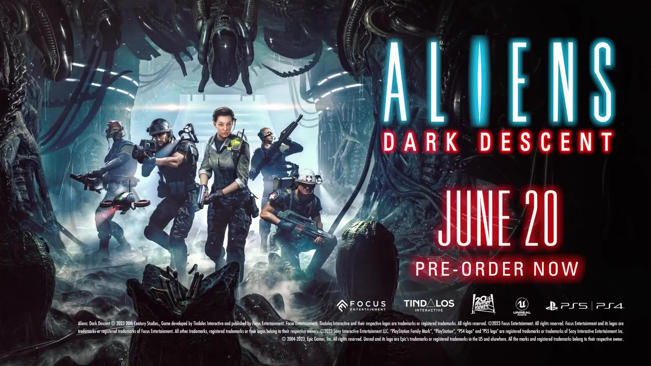 Aliens: Dark Descent - Story Trailer | PS5 & PS4 Games