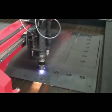 When laser cutting discs is in progress! NC tool NC machining