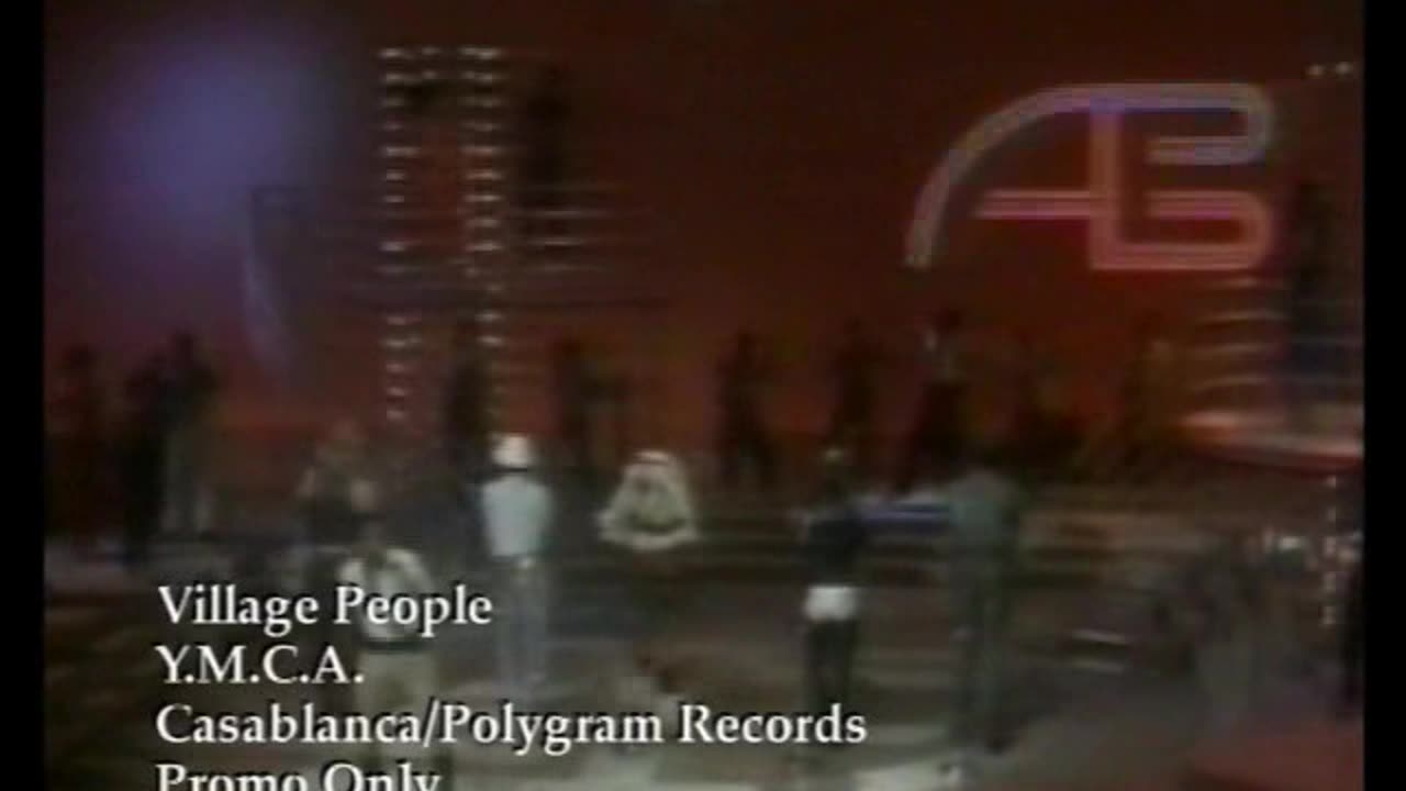 Village People - YMCA = Live Music Video American Bandstand 1978 (78018)