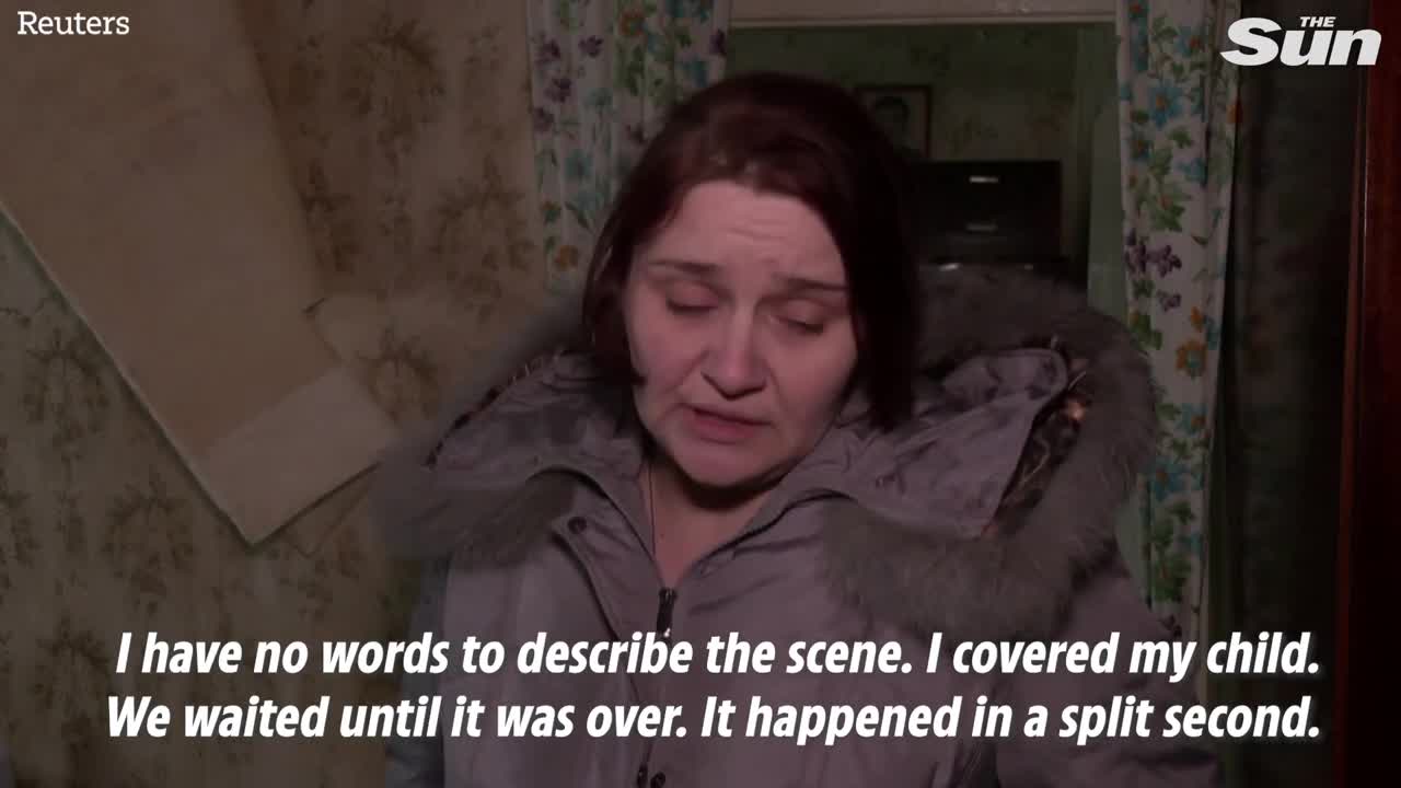 'I just covered my child,' desperate mother describes horror of Kyiv bombings