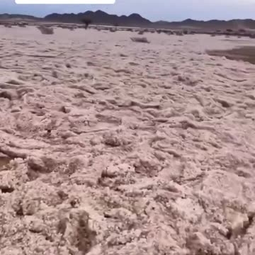 Avalange of Ice in Saudi Arabia