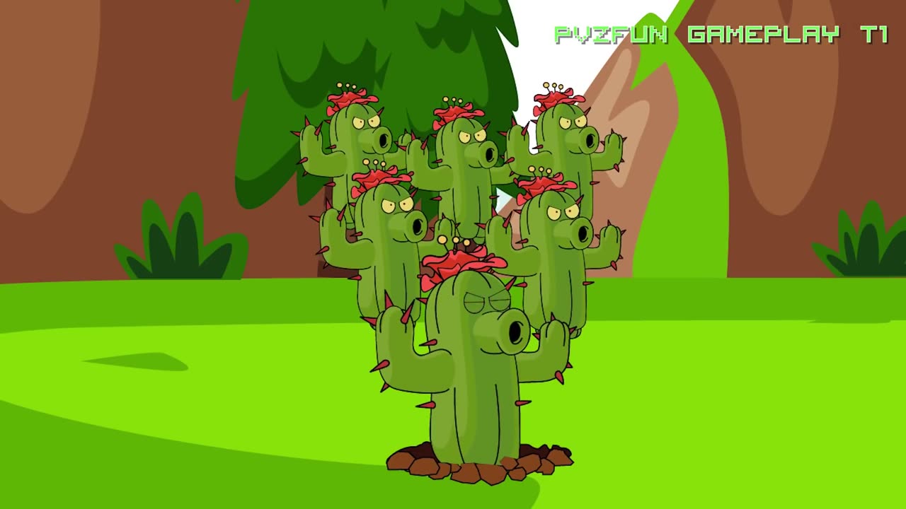 Plant Vs Zombies - Gargantuar & Imp Zombies Defeat All Plant