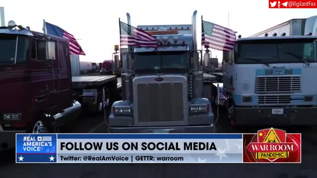 Claire Dooley Joins Steven Bannon to Explain What the People's Convoy Is All About