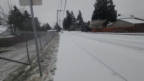 snowy path