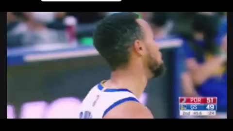 Steph Curry vs PortlandTrail Blazers