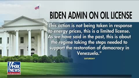 Biden admin slammed for allowing Chevron to resume oil drilling in Venezuela