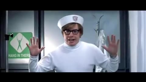 Austin Powers, Goldmember - Austin & Mini Me Funny Scene Shadow