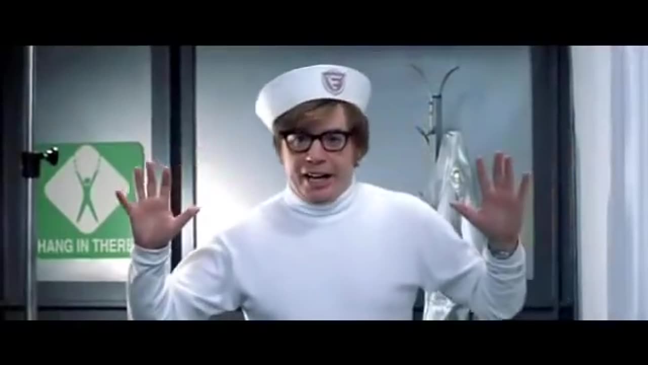 Austin Powers, Goldmember - Austin & Mini Me Funny Scene Shadow