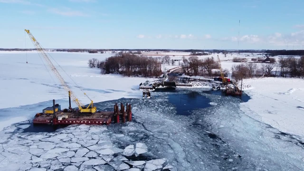 The Snow View of Canada_Drone View_Beauty of Canada