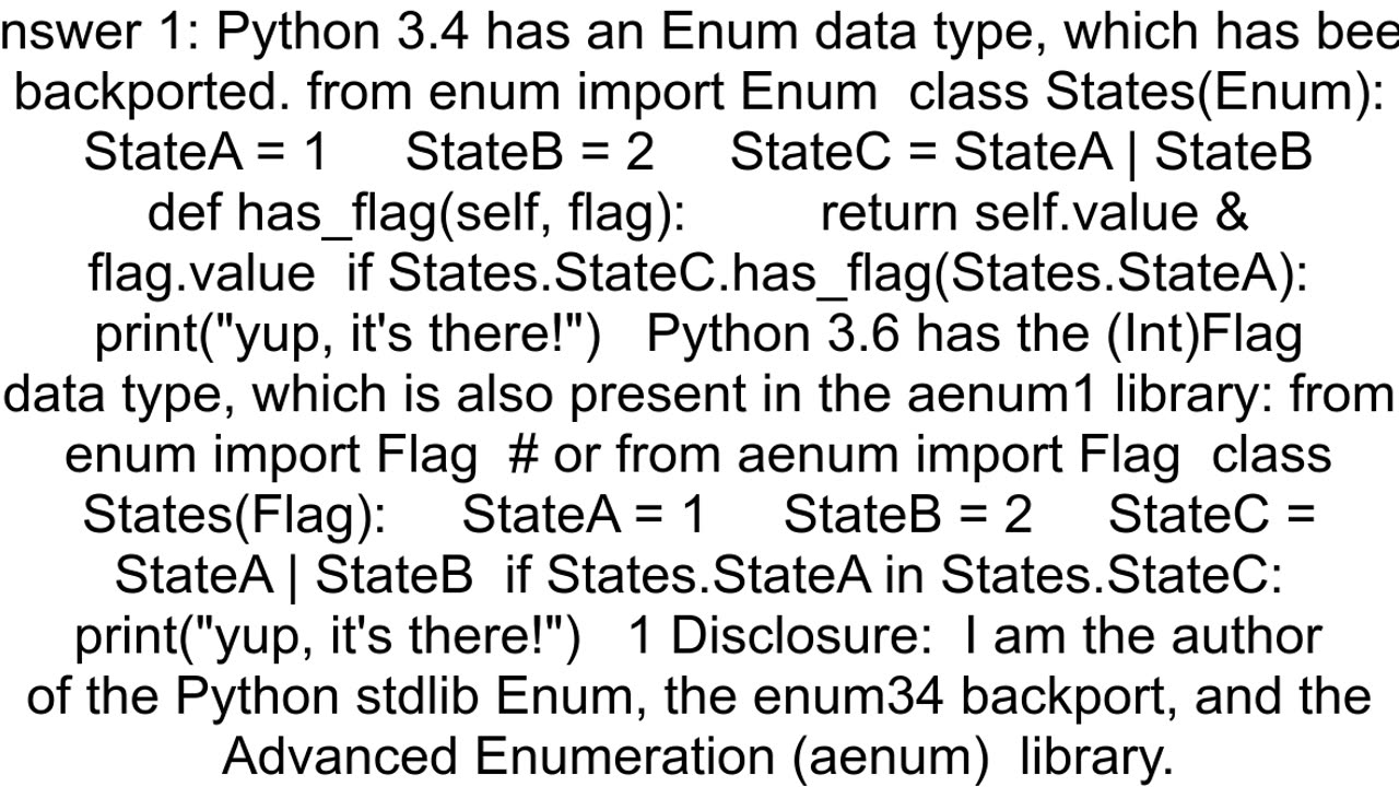 Python equivalent of C EnumHasFlag