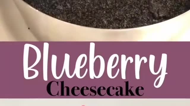 Blueberry chesscake