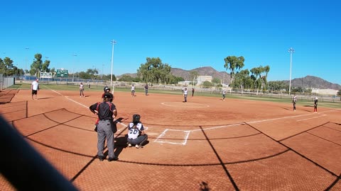 Sophie Kercsmar groundout v. Warriors