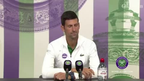 Tennis Great Novak Djokovic Reaffirms the COVID Jab Is Not an Option