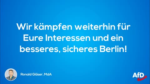 Konsequent abschieben - Interview mit Ronald Gläser am Wahlabend 2023 in Berlin