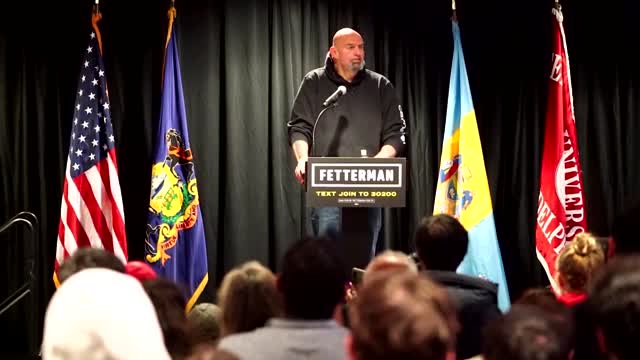 Senate hopeful Fetterman rallies in Philadelphia