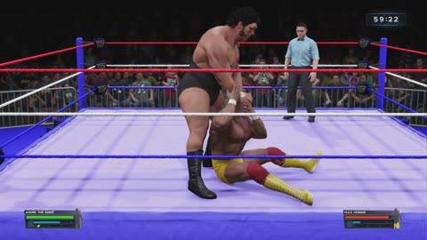 MATCH 100 HULK HOGAN VS ANDRE THE GIANT WITH COMMENTARY