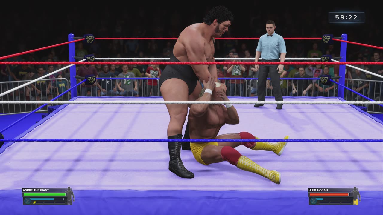MATCH 100 HULK HOGAN VS ANDRE THE GIANT WITH COMMENTARY