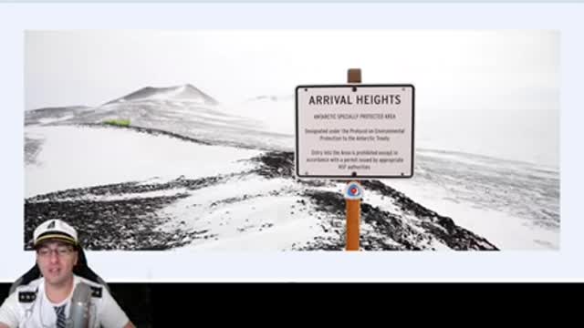 What did he see beyond the Ice Wall Antarctica before it was FORBIDDEN