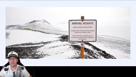 What did he see beyond the Ice Wall Antarctica before it was FORBIDDEN