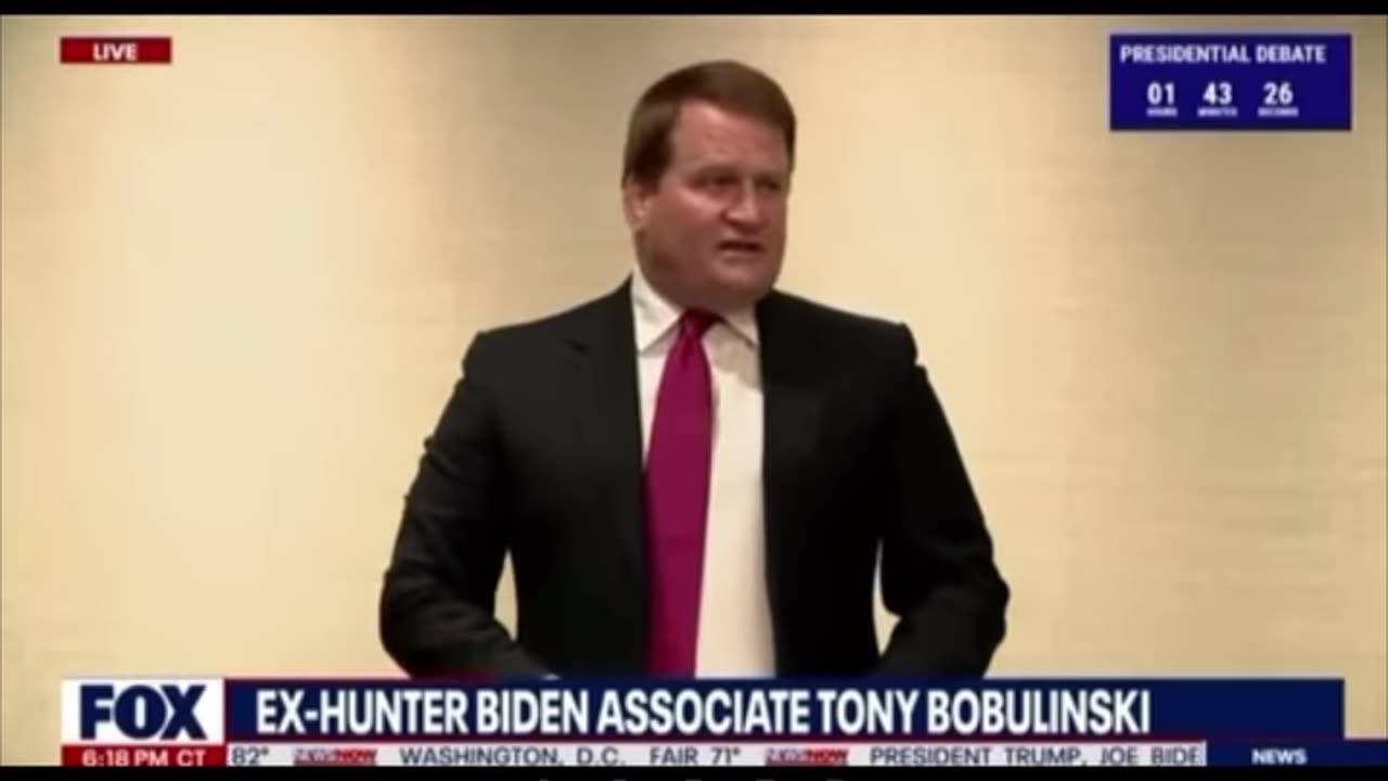 Tony Bobulinski and his mound of evidence on Joe Biden