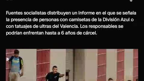 El #PSOE difunde un documento sin firma que vincula los incidentes de #Paiporta con ultras