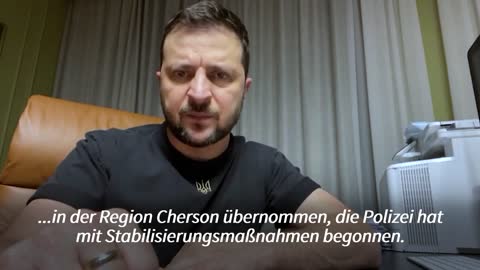 Selenskyj: Bereits 2000 Sprengsätze in Region Cherson entschärft