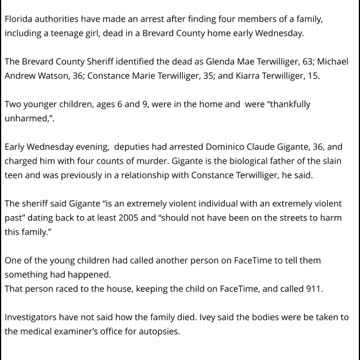 Young Child FaceTimes for Help After 4 Members of Family Slain