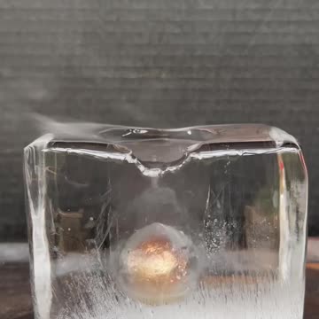 RHACB vs ice --_RHACB _experiment _satisfying _ice _RedHot _asmr