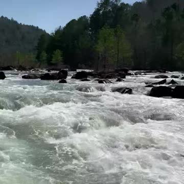 WATER RUSHES FROM THE DAM! INCREASES THE STRENGTH