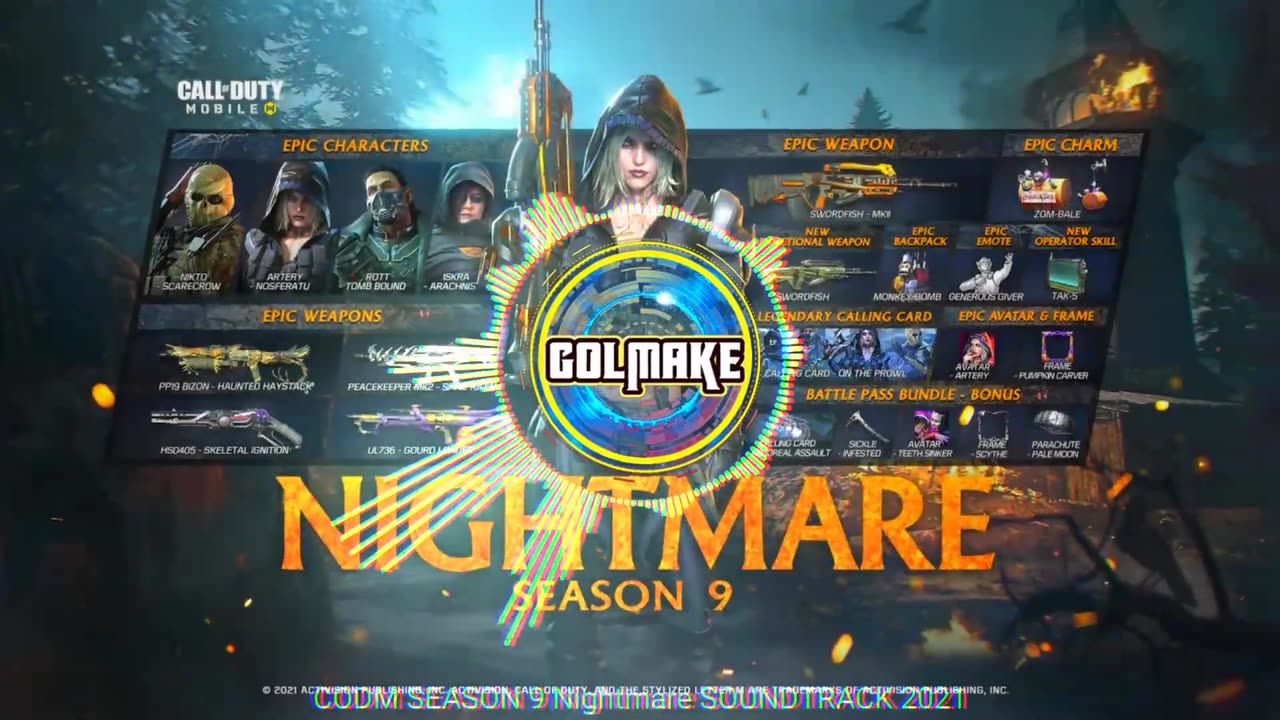 CALL OF DUTY MOBILE - SEASON 9 - Nightmare - SOUNDTRACK - 2021 - CODM