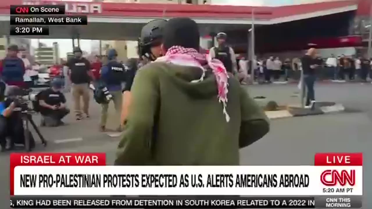 CNN goes to report from Palestine and is told, "You are not welcome here