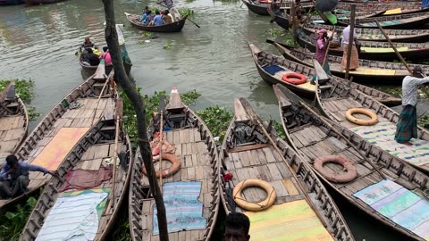 Bangladesh River & boat