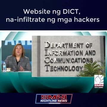 Website ng DICT, na-infiltrate ng mga hackers