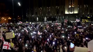 Thousands rally in Georgia in support of Ukraine