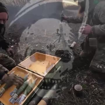 Footage from Ukrainian Mortar Crew