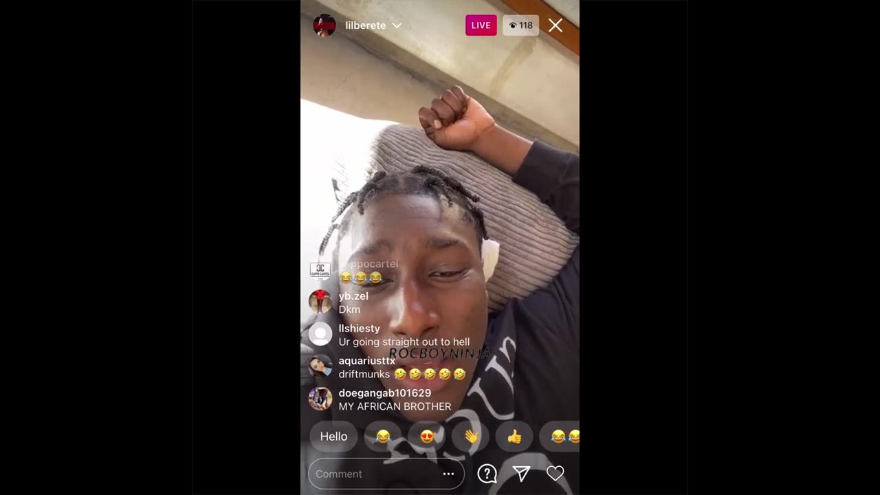 Lil Berete IG live dissing #Pressa and #Top5