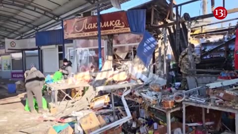 A market is hit by missile fire in Donetsk, 25 people are killed