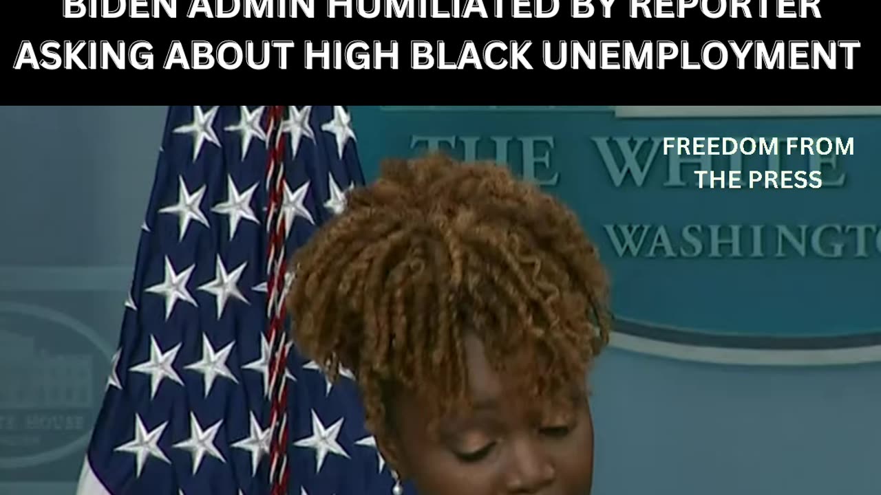 The Administration is Completely Avoiding talking about Black Unemployment exploding.