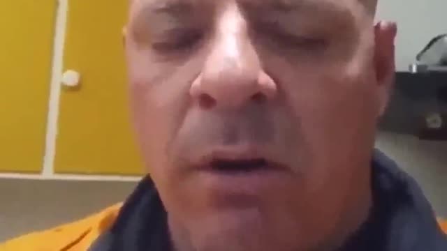 Aussie truck driver tells the tyrant government where they can go