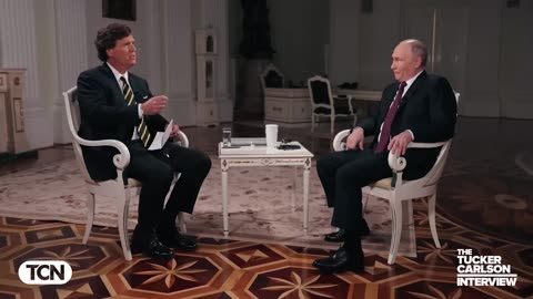 Putin interview with Tucker Carlson in Moscow, Russia. Feb.6.2024