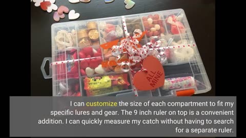 Customer Reviews: KastKing Tackle Boxes, Plastic Box, Plastic Storage Organizer Box with Remova...