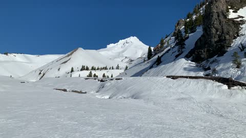 Drenched in Pure White Snow – Mount Hood Basin – Oregon – 4K