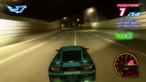 Ridge Racer 6 Expert Route #5 Gameplay(Career Walkthrough)